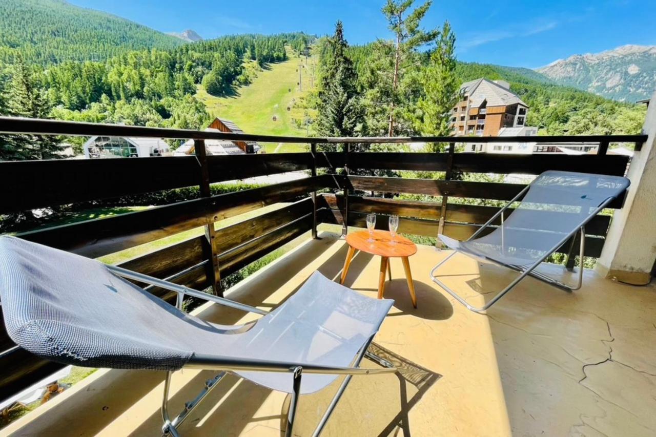 Serre-Chevalierstudio Terrace Next To Ski Slopes แซ็งต์-ชาเฟรย์ ภายนอก รูปภาพ