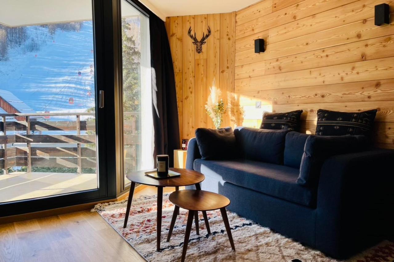 Serre-Chevalierstudio Terrace Next To Ski Slopes แซ็งต์-ชาเฟรย์ ภายนอก รูปภาพ